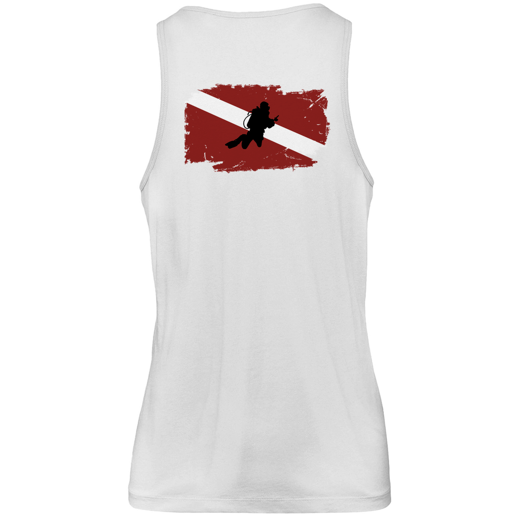 Herren Premium Tank Top "Dive Flag"