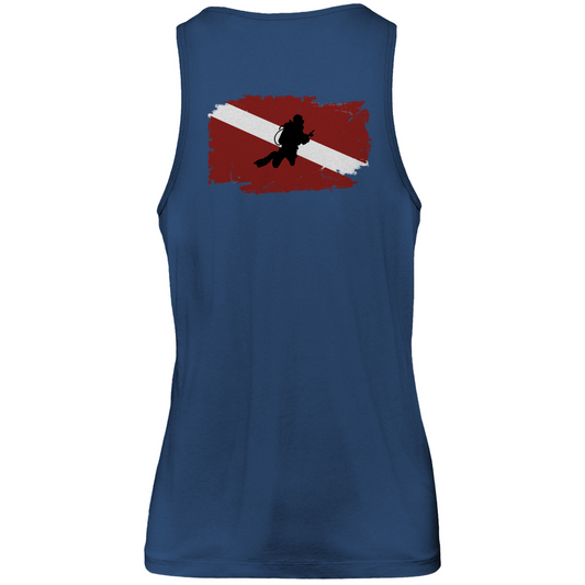 Herren Premium Tank Top "Dive Flag"