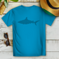 Damen Premium Bio T-Shirt "Ocean Guardian - Shark Edition"