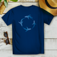 Damen Premium Bio T-Shirt "Circle of the Blue"