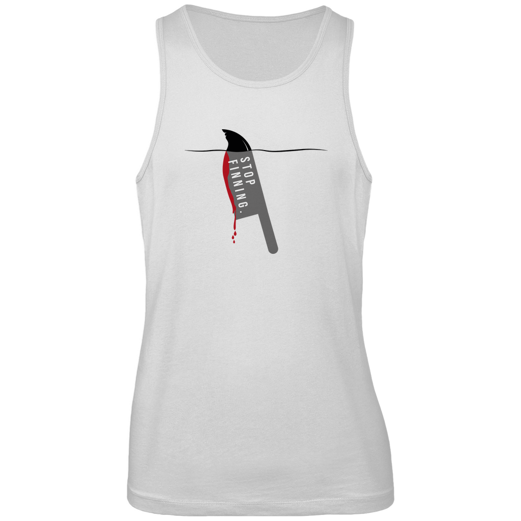 Herren Premium Tank Top "Stop Finning"