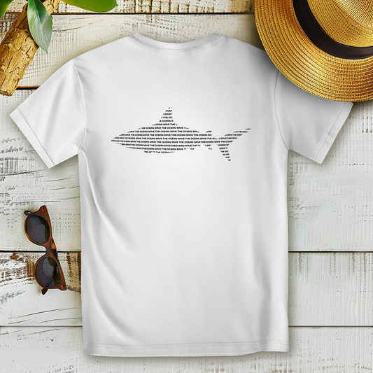 Damen Premium Bio T-Shirt "Ocean Guardian - Shark Edition"